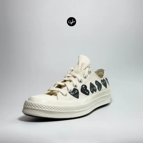 CDG Play x Converse 'Multi Black Hearts' - Image 2