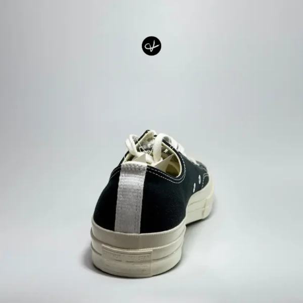 CDG Play x Converse Peeking Heart 'Black' - Image 3