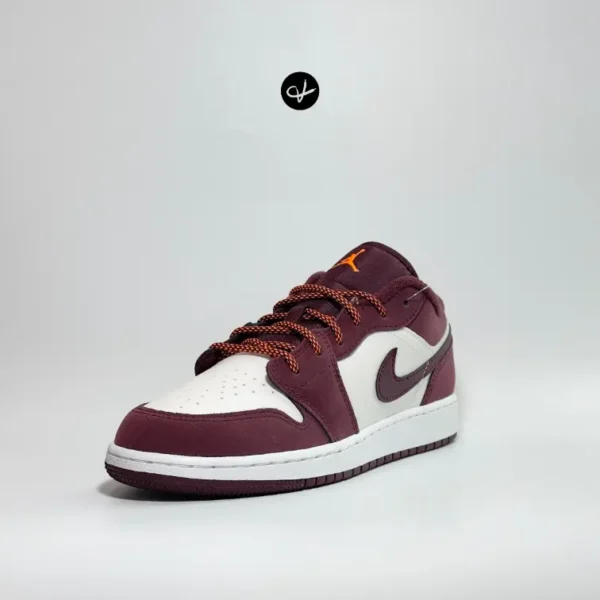 Jordan 1 Low 'Night Maroon' (GS) - Image 2