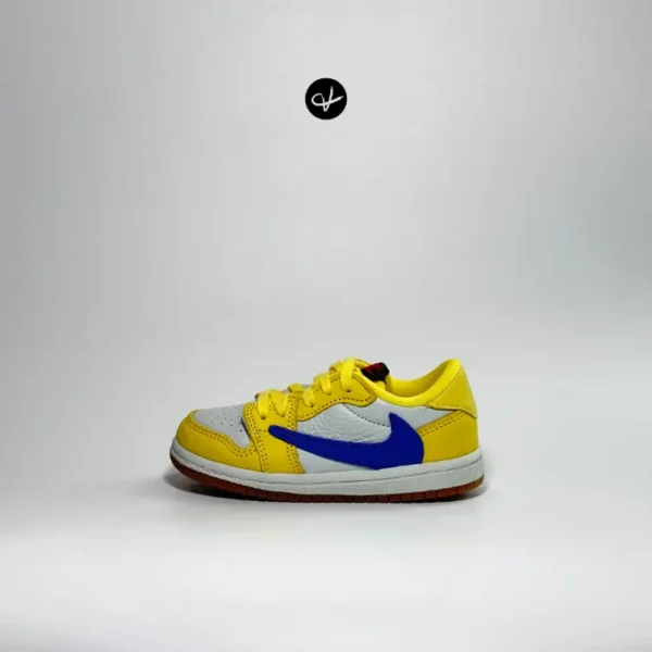 Travis Scott x Jordan 1 Low SP 'Canary' (Toddler)