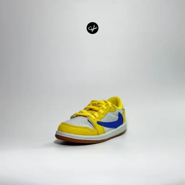 Travis Scott x Jordan 1 Low SP 'Canary' (Toddler) - Image 3