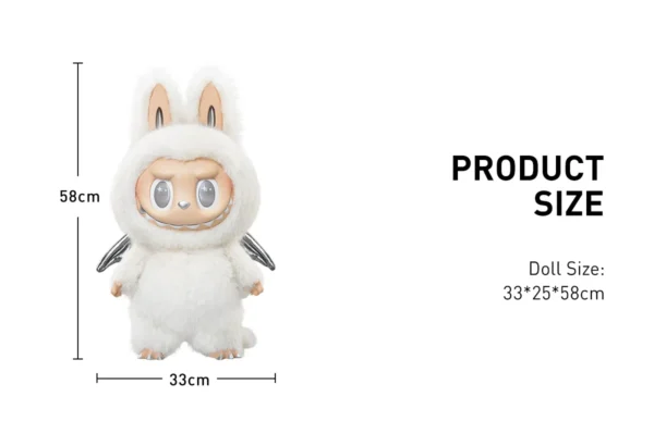 Labubu The Monsters Zimomo 'Angel in Clouds' Plush Doll - Image 2