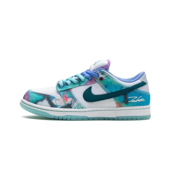 SB Dunk Low x Futura Laboratories 'Bleached Aqua'